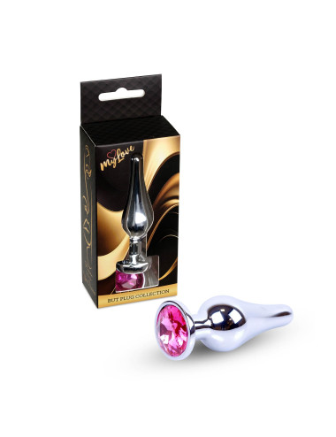 MyLove Toys - Biżuteria analna ze stali nierdzewnej, korek anatomiczny Pink, Zabawki Analne