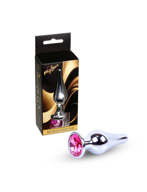 MyLove Toys - Biżuteria analna ze stali nierdzewnej, korek anatomiczny Pink, Zabawki Analne