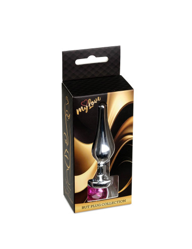 MyLove Toys - Jewellery Silver BUTT PLUG- Pink
