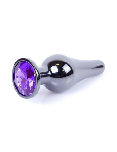 MyLove Toys - Jewellery Dark Silver BUTT PLUG- Purple
