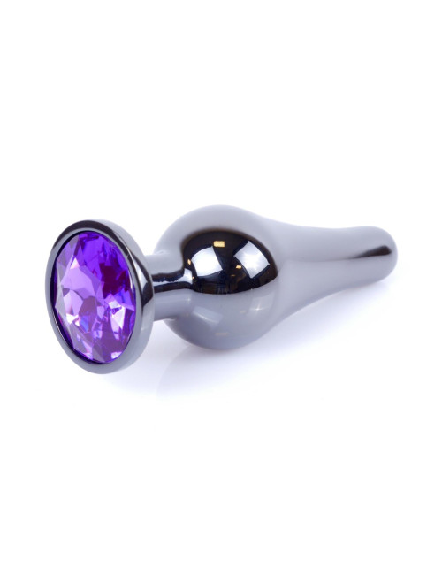 Korek analny MyLove Toys Jewellery Dark Silver Purple