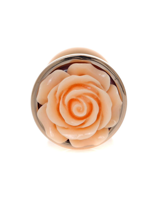 MyLove Toys Jewellery Red Gold - Korek analny ze stali (Peach)