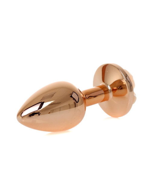 MyLove Toys Jewellery Red Gold - Korek analny ze stali (Peach)