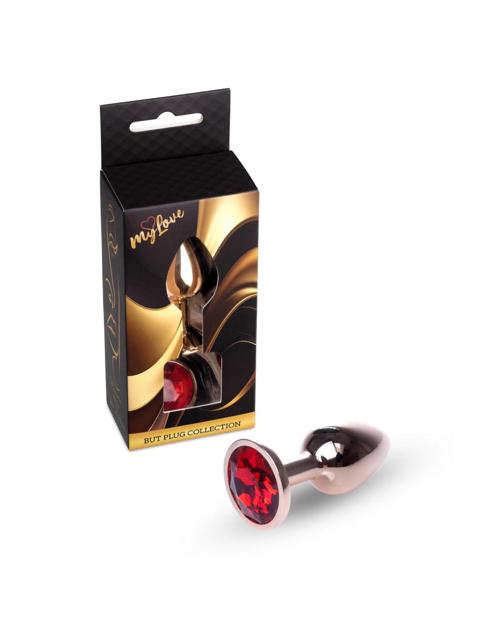 MyLove Toys Jewellery Red Gold - Korek analny ze stali (Red)