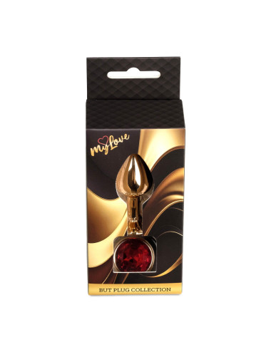 MyLove Toys - Jewellery Red Gold PLUG- Red