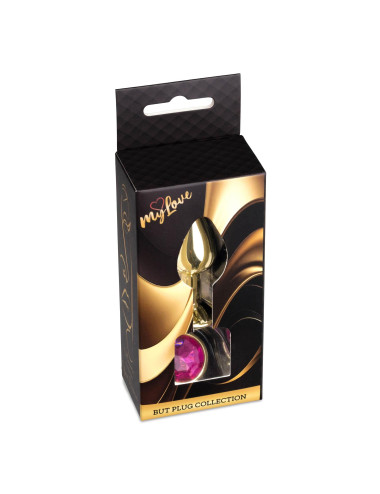 MyLove Toys - Jewellery Gold PLUG- Pink