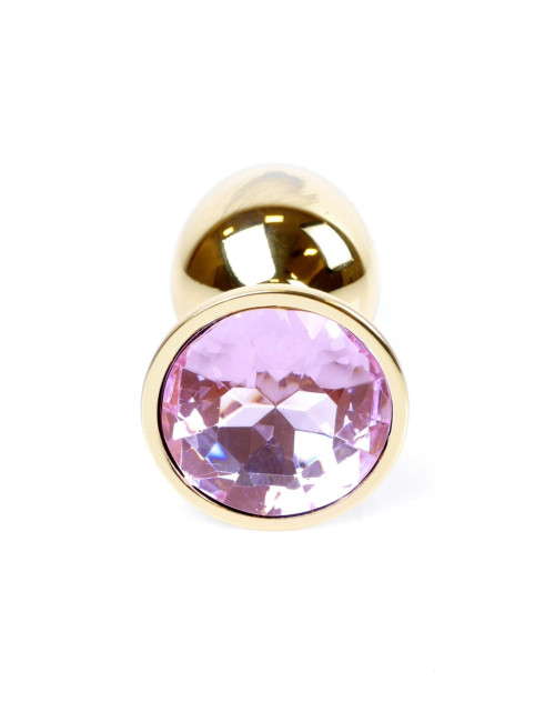 MyLove Toys Biżuteria Analna Gold Plug Rose - Złoty Plug ze Stali Nierdzewnej