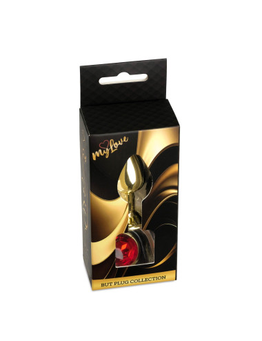 MyLove Toys - Jewellery Gold PLUG- Red