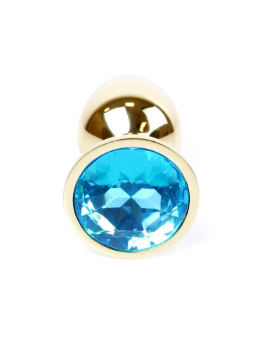 MyLove Toys - Jewellery Gold PLUG- Light Blue