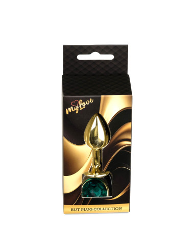 MyLove Toys - Jewellery Gold PLUG- Green