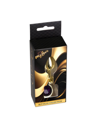 MyLove Toys - Jewellery Gold PLUG- Purple