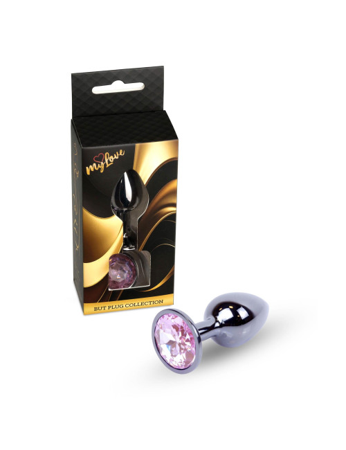 MyLove Toys - Jewellery Dark Silver PLUG- Rose