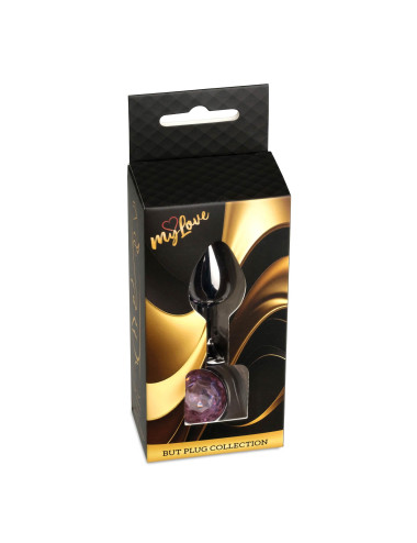 MyLove Toys - Jewellery Dark Silver PLUG- Rose