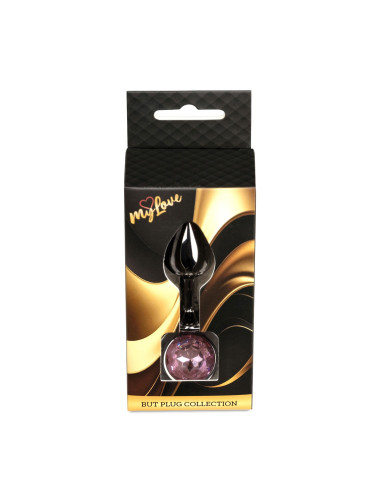 MyLove Toys - Jewellery Dark Silver PLUG- Rose