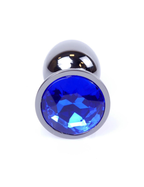 Plug analny MyLove Toys Jewellery Dark Silver - Ciemnoniebieski