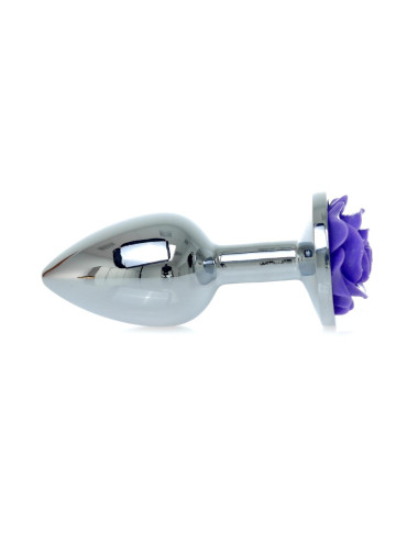 MyLove Toys - Jewellery Silver PLUG ROSE- Purple