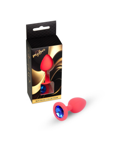 MyLove Toys - Jewellery Red Silicone PLUG Medium
