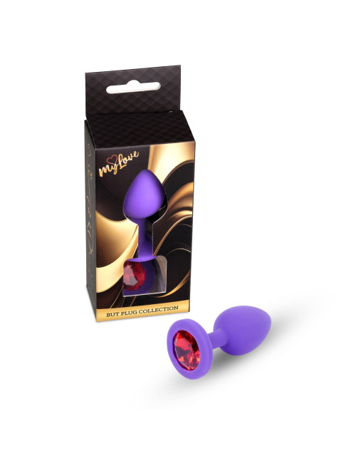 Korek analny silikonowy Purple – Biżuteria analna, Zabawki analne MyLove Toys, Medium