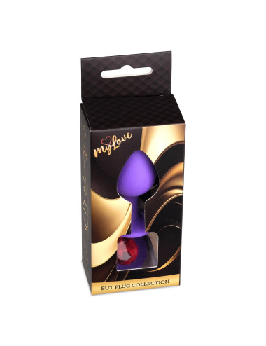 MyLove Toys - Jewellery Purple Silicone PLUG Medium