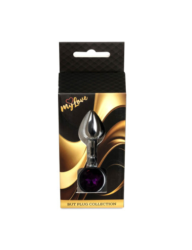 MyLove Toys - Jewellery Silver PLUG- Purple