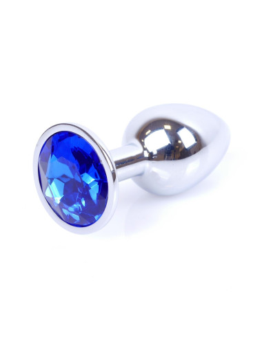 MyLove Toys - Jewellery Silver PLUG- Dark Blue