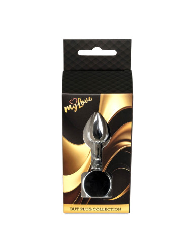 MyLove Toys - Jewellery Silver PLUG- Black