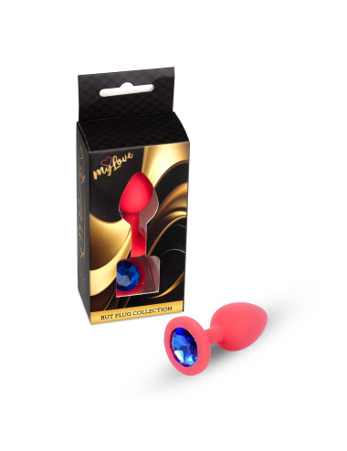 MyLove Toys - Jewellery Red Silicone PLUG Small