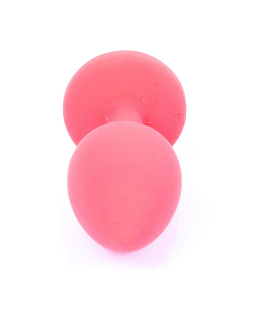 MyLove Toys Mały Silikonowy Plug Analny Jewellery - Czerwony