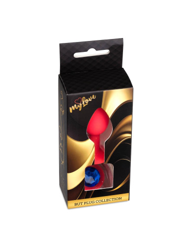 MyLove Toys - Jewellery Red Silicone PLUG Small