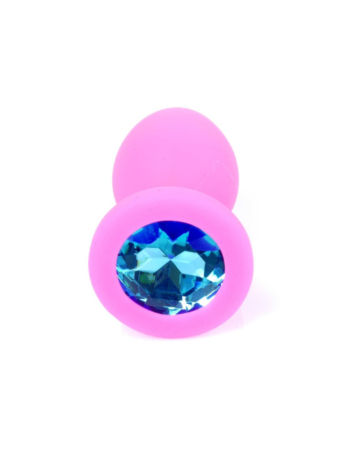 MyLove Toys Mały Silikonowy Plug Analny Jewellery - Różowy