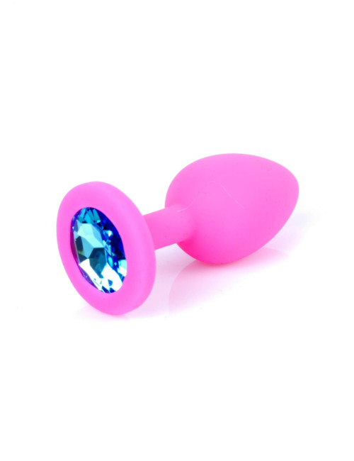 MyLove Toys Mały Silikonowy Plug Analny Jewellery - Różowy