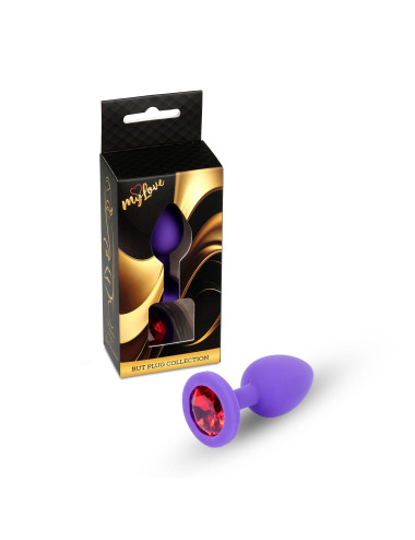 MyLove Toys - Jewellery Purple Silicone PLUG Small