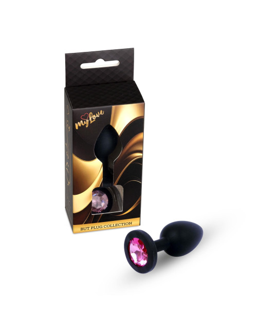 MyLove Toys - Jewellery Black Silicone PLUG Small