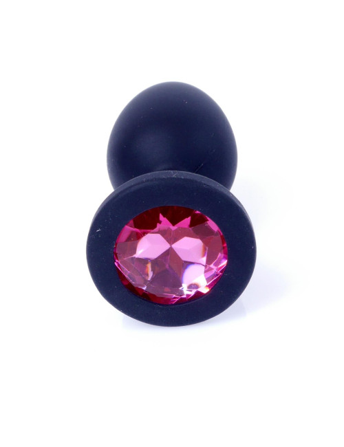 MyLove Toys Mały Silikonowy Plug Analny Jewellery - Czarny