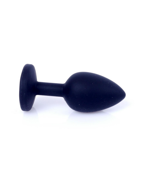 MyLove Toys Mały Silikonowy Plug Analny Jewellery - Czarny