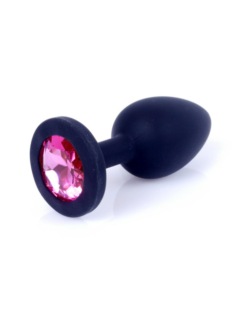 MyLove Toys Mały Silikonowy Plug Analny Jewellery - Czarny