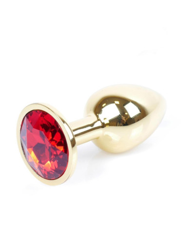 Plug-Jewellery Gold PLUG- Red