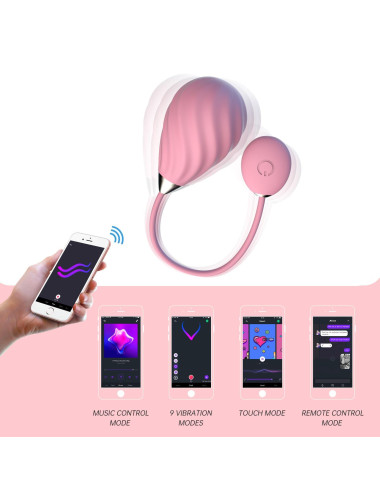 Magic Motion - Magic Sundae App Controlled Love Egg Pink