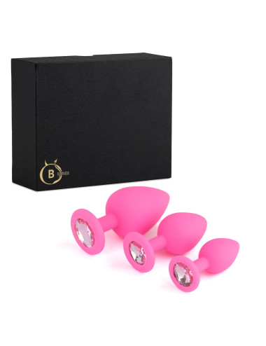 Jewellery - Silicone PLUG - SET Pink