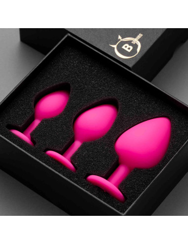Jewellery - Silicone PLUG - SET Pink