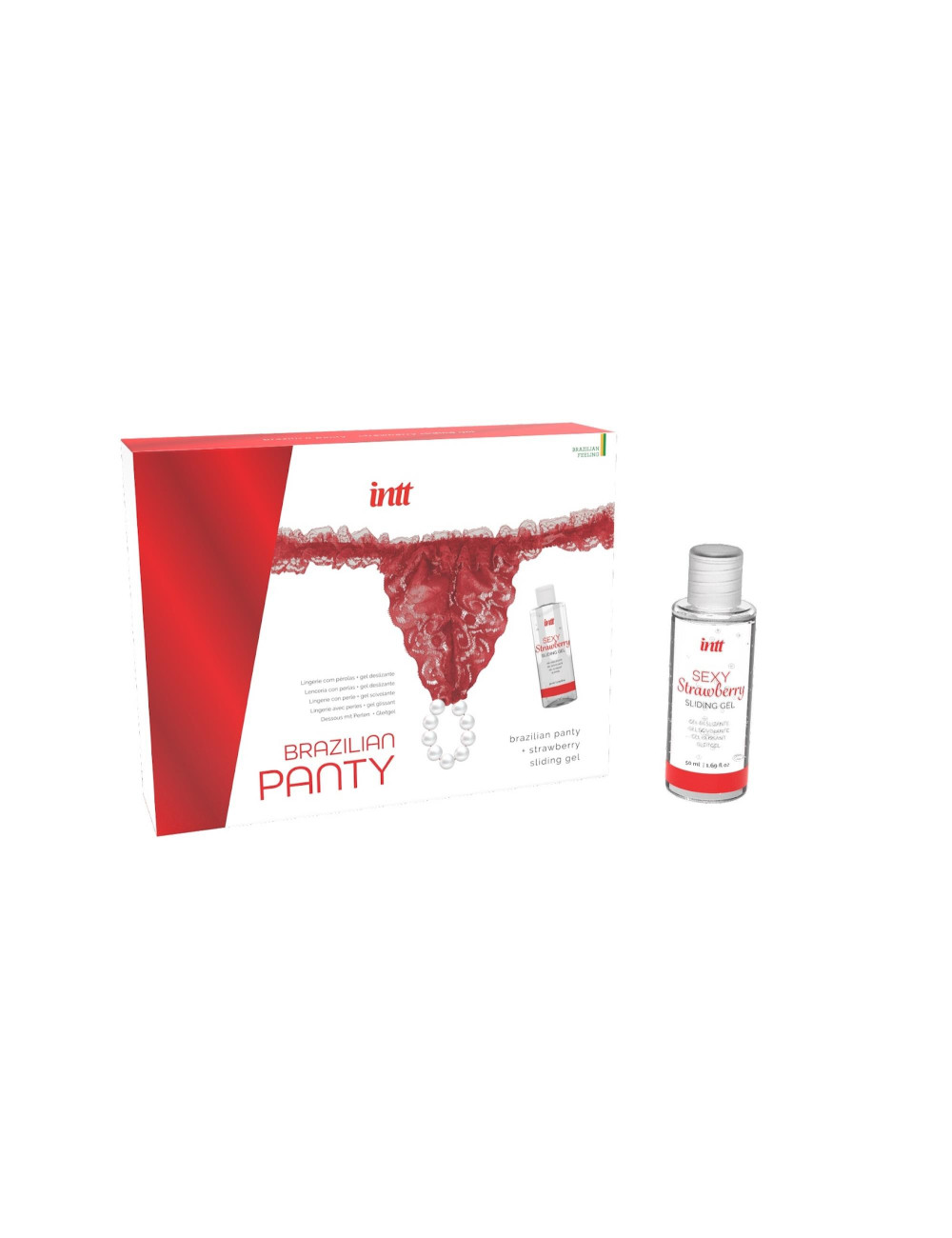 Zestaw-BRAZILIAN PANTY RED