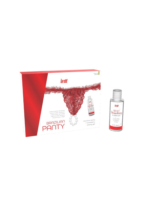 Zestaw-BRAZILIAN PANTY RED