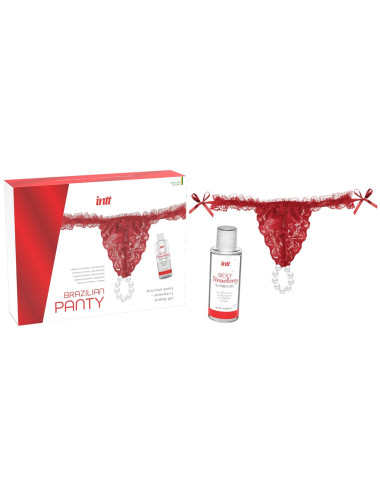 Zestaw-BRAZILIAN PANTY RED