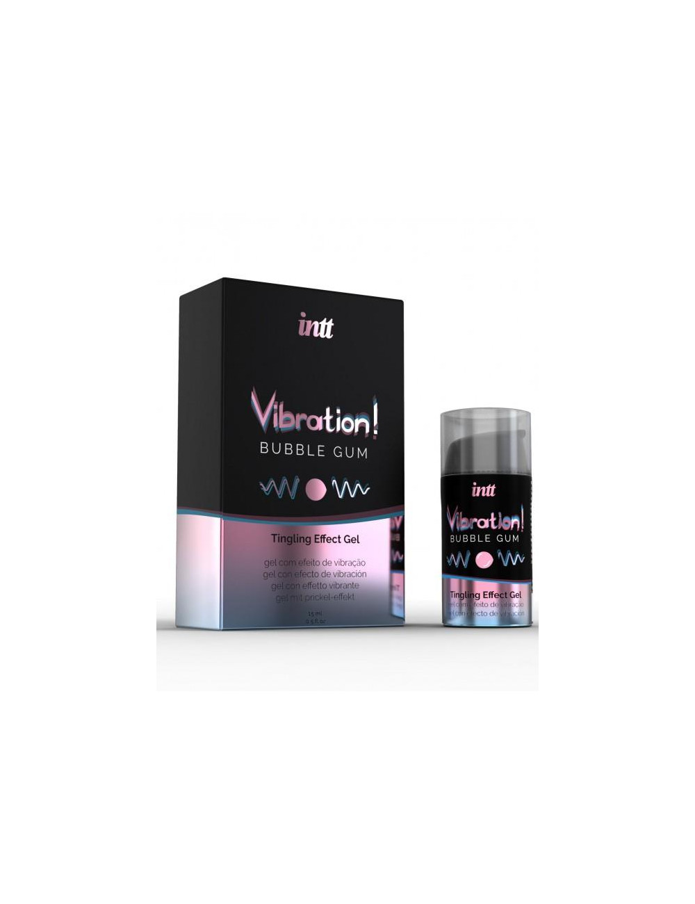 Intt Vibration Bubble Gum Żel wibrujący 15 ml
