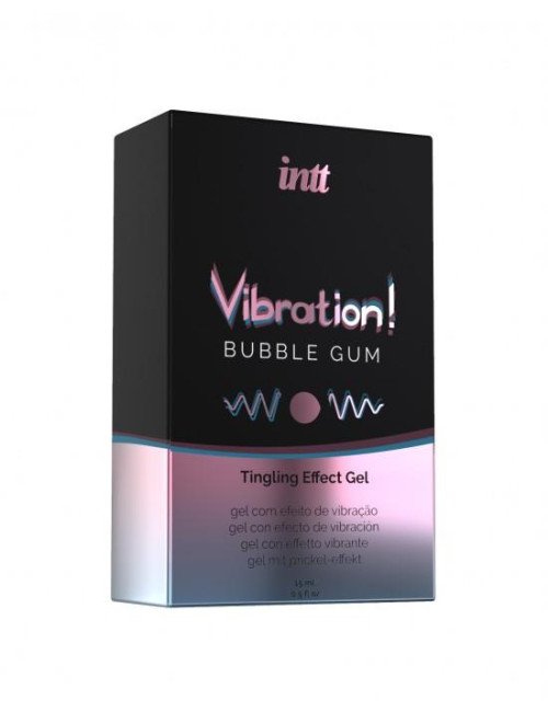 Intt Vibration Bubble Gum Żel wibrujący 15 ml