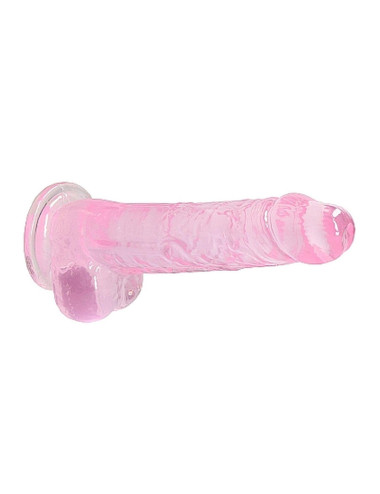 8 / 20 cm Realistic Dildo With Balls - Pink