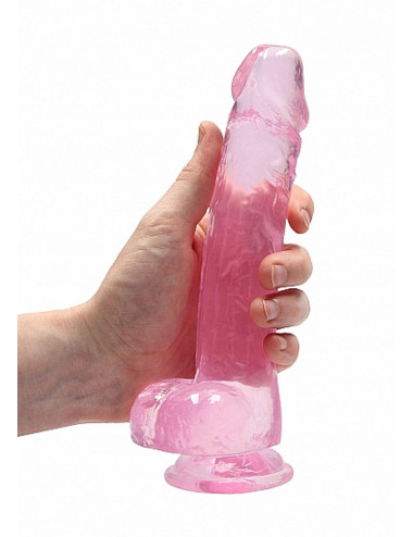 8 / 20 cm Realistic Dildo With Balls - Pink