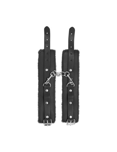 Plush Leather Handcuffs