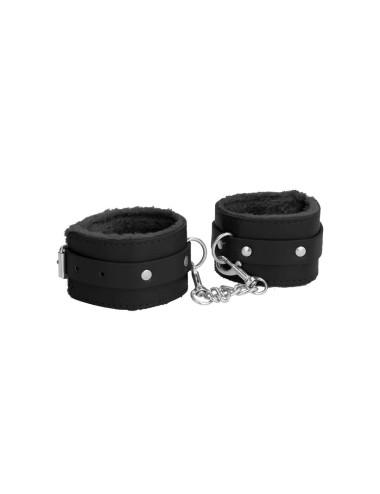 Plush Leather Handcuffs