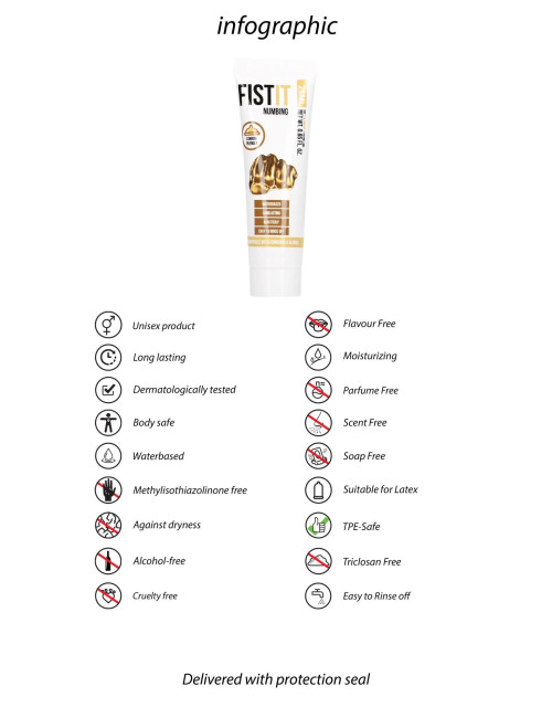 Fist It Numbing Lubricant - Znieczulający lubrykant 25 ml